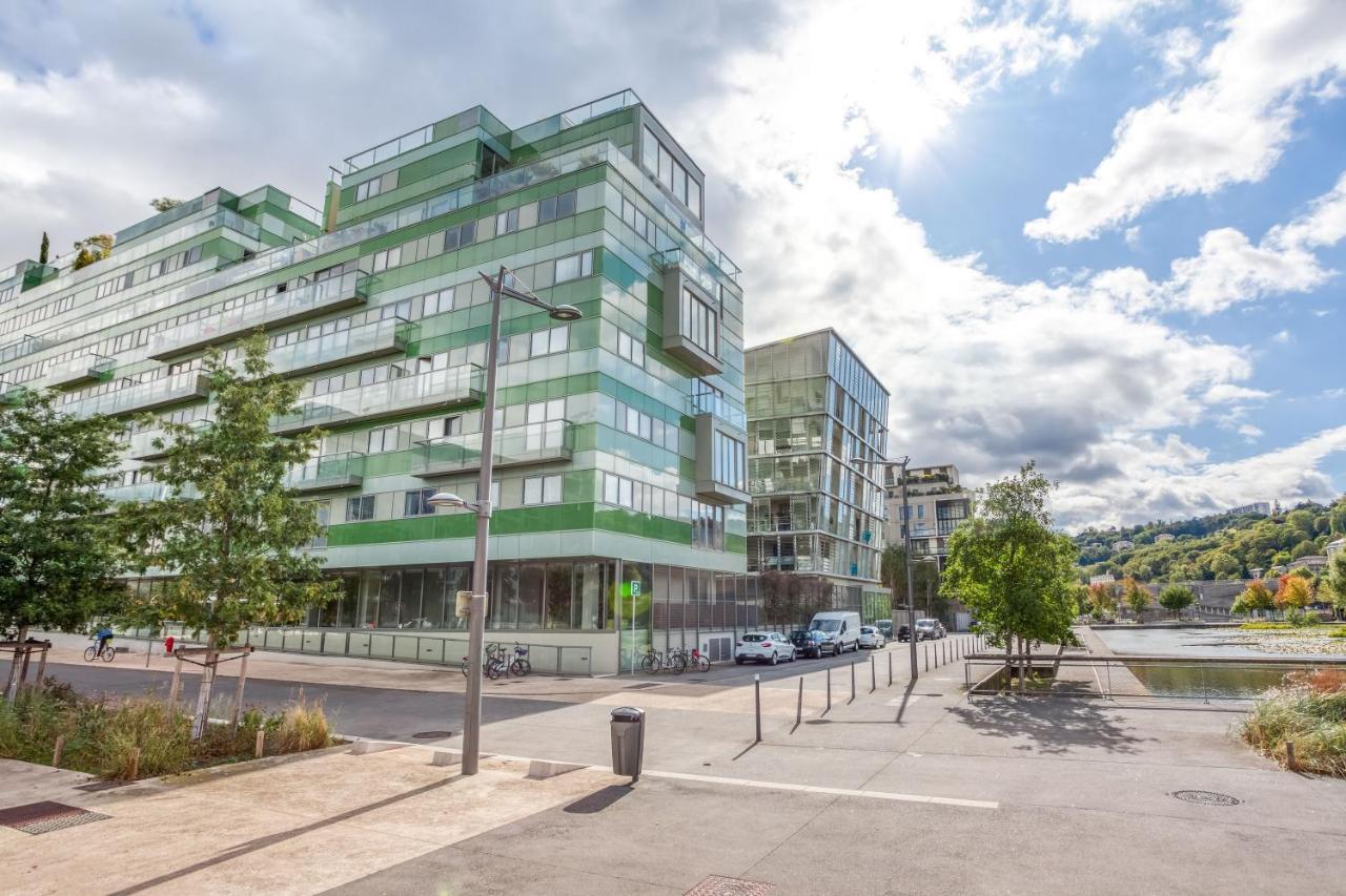 Апартаменты Lyon Confluence - Duplex Au Calme Avec Parking Prive En Option Экстерьер фото